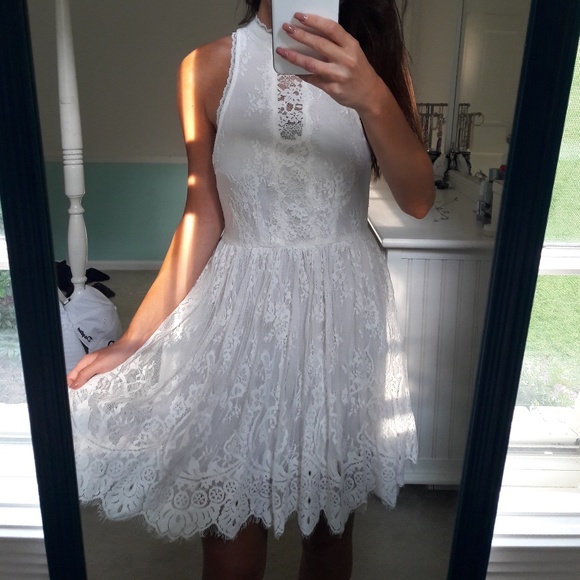 Free People White Lace Dress - Picture 1 of 3
